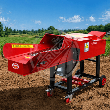 Chaff Cutter Machine Electric Rotary Cutter Alloy Steel Chain Conveyor 400kg/h High Capacity Easy Operate Livestock Farm