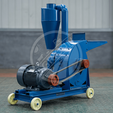 Hammer Mill Grinder Mill Machine Cyclone Dust Collection System Heavy Duty Hammers Wear Resistant Liners Interchangeable