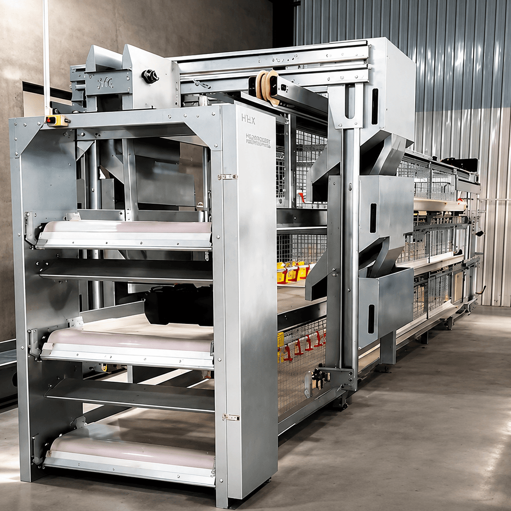 Automatic Broiler Chicken Cage H Frame System Hot Dipped Galvanized Steel 3-4 Tier Feeding Drinking Manure Removal Poultry Farm