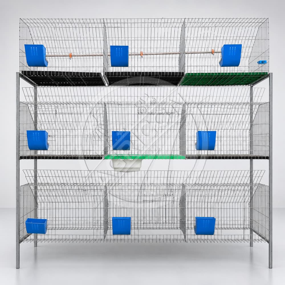 H-Type Rabbit Cage