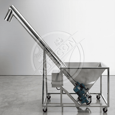 Industrial Screw Conveyor Auger Elevator System 201 Stainless Steel Carbon Steel 220-380v Factory Customization Feed Grain