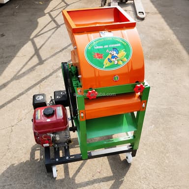 Corn Peeling Shelling Machine 2kw Engine 1500kg/h Electric 220v For Farm Poultry Feed Processing High Productivity