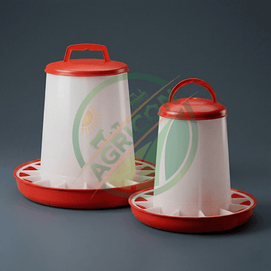 Poultry Feeder Drinker Set Pvc Anti Spill Design Automatic Bell Chicken Duck Goose Turkey Farm Equipment