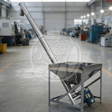 Industrial Screw Conveyor Auger Elevator System 201 Stainless Steel Carbon Steel 220-380v Factory Customization Feed Grain