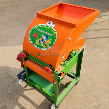 Corn Peeling Shelling Machine 2kw Engine 1500kg/h Electric 220v For Farm Poultry Feed Processing High Productivity