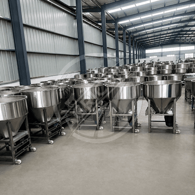 Compact Animal Feed Mixer 50-300kg 1.1-4kw Single Phase 220-380v Stainless Steel For Cattle Sheep Poultry Farm Fodder