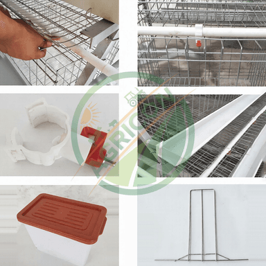 48 Capacity Half Set Chicken Layer Cage High Quality Poultry Farming Equipment Small Farm Use Egg Laying Hens Battery Cage