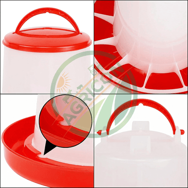 Poultry Feeder Drinker Set Pvc Anti Spill Design Automatic Bell Chicken Duck Goose Turkey Farm Equipment