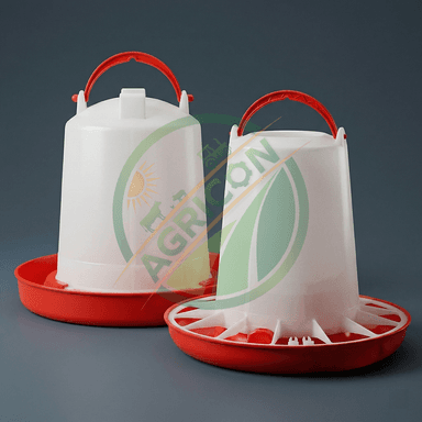 Hot Selling Agricon Poultry Feeding Watering Bell Set 1.5-16l Pvc High Capacity Simple To Use Budget Friendly Farm