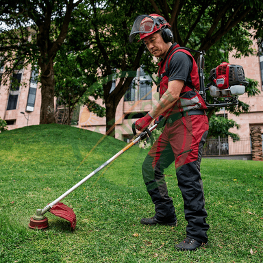 Heavy Duty Backpack Gasoline Brush Cutter Multi-attachment Weed Wacker Set 10 Tools For Farm Garden Orchard Agricon Gx-35 1