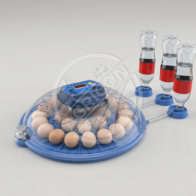 Mini Plastic Home Egg Incubator With Smart Temperature Control And Automatic Egg Turning For Poultry Hatching