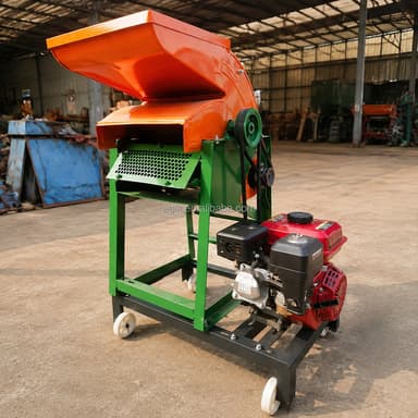 Corn Peeling Shelling Machine 2kw Engine 1500kg/h Electric 220v For Farm Poultry Feed Processing High Productivity