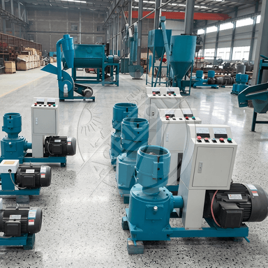 Agp-160 Flat Die Pellet Machine High Capacity Pure Copper Motor Customizable Pellet Size Overheat Protection Livestock Feed