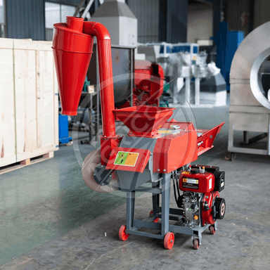 Agricon 4.8ton Multi-function Automatic Chaff Cutting Grinding Machine Pure Copper Motor Chain Conveyor Screen Mesh Poultry