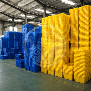 Plastic Poultry Transport Crate Stackable Chicken Cage Sliding Door Ventilated Pp Live Birds Duck Pigeon Carrier Box Agricon