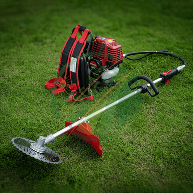 Heavy Duty Backpack Gasoline Brush Cutter Multi-attachment Weed Wacker Set 10 Tools For Farm Garden Orchard Agricon Gx-35 1