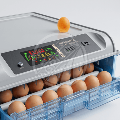 Fully Automatic Egg Incubator 24-500 Eggs Chicken Duck Goose Quail Pigeon Hatcher 98% Hatching Rate Digital Temp Control Agricon