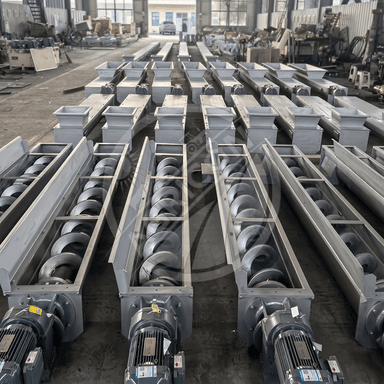 Industrial Screw Conveyor Auger Elevator System 201 Stainless Steel Carbon Steel 220-380v Factory Customization Feed Grain