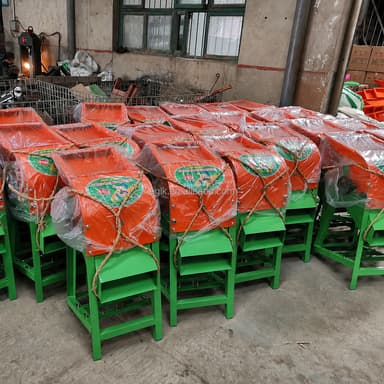 Corn Peeling Shelling Machine 2kw Engine 1500kg/h Electric 220v For Farm Poultry Feed Processing High Productivity