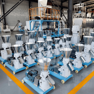 Agp-160 Flat Die Pellet Machine High Capacity Pure Copper Motor Customizable Pellet Size Overheat Protection Livestock Feed