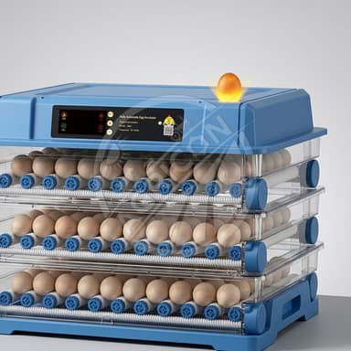 Smart Digital Egg Incubator 64-400 Eggs Capacity Automatic Temperature &amp; Humidity Control 98% Hatching Rate Chicken Duck Quail