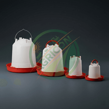 Hot Selling Agricon Poultry Feeding Watering Bell Set 1.5-16l Pvc High Capacity Simple To Use Budget Friendly Farm
