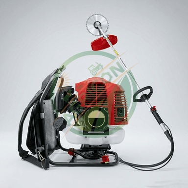 Heavy Duty Backpack Gasoline Brush Cutter Multi-attachment Weed Wacker Set 10 Tools For Farm Garden Orchard Agricon Gx-35 1