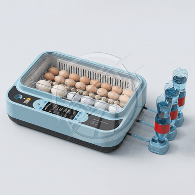 Automatic Digital Egg Incubator 48-96 Eggs Capacity Temperature Humidity Control Roller Tray For Chicken Poultry Hatching 98%