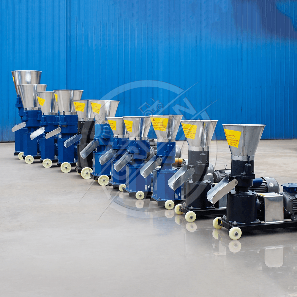 Agp-160 Flat Die Pellet Machine High Capacity Pure Copper Motor Customizable Pellet Size Overheat Protection Livestock Feed