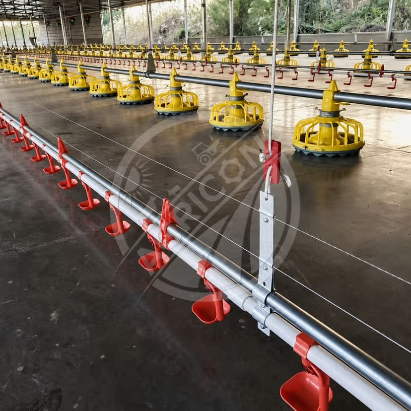 Automatic Poultry Feeding Line