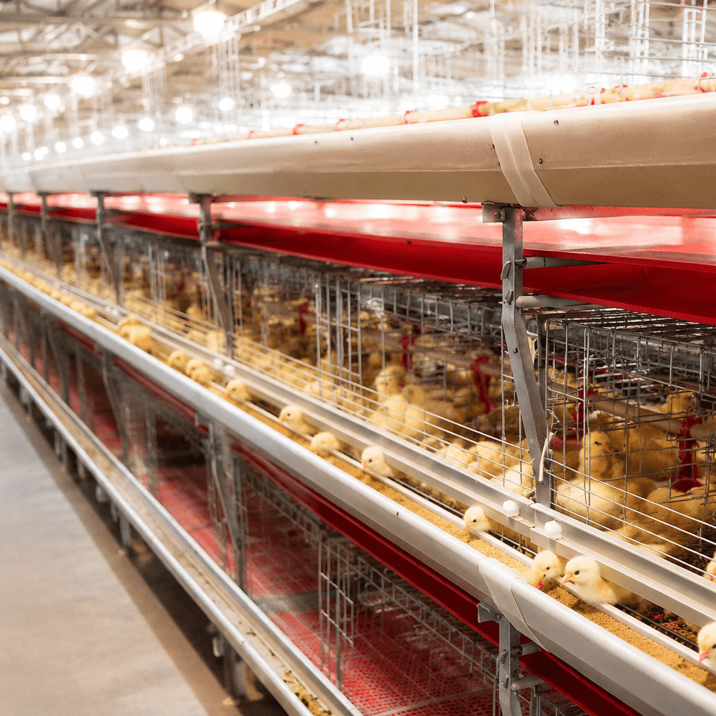 H-Frame Broiler Cage
