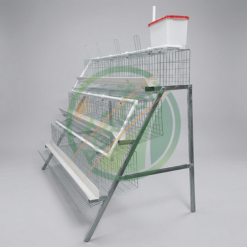 48-Bird Half-Set Layer Cage