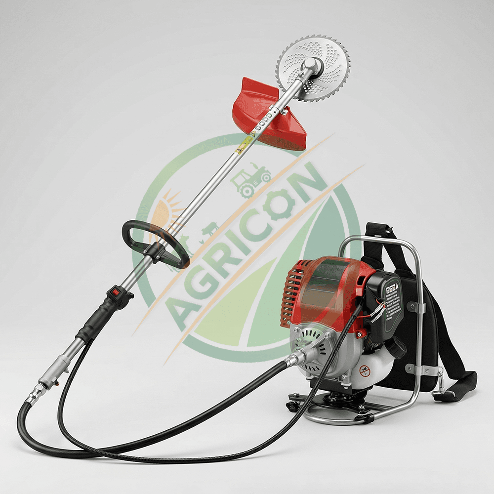Heavy Duty Backpack Gasoline Brush Cutter Multi-attachment Weed Wacker Set 10 Tools For Farm Garden Orchard Agricon Gx-35 1