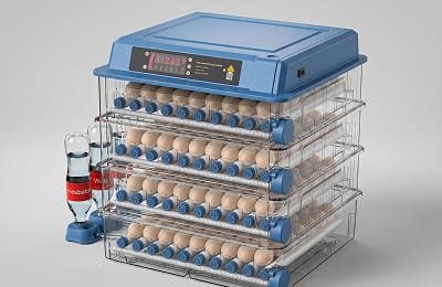 Popular 192 Egg Incubator Portable Dual Power Supply Automatic Egg Turning Temperature Control For Poultry Quail Turkey Hatching