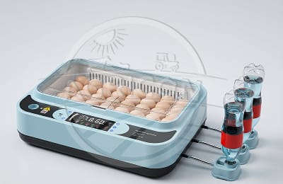 Automatic Digital Egg Incubator 48-96 Eggs Capacity Temperature Humidity Control Roller Tray For Chicken Poultry Hatching 98%