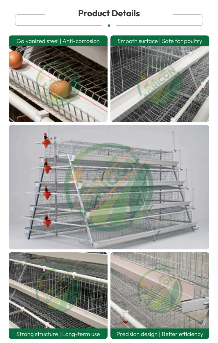 New 48 Capacity Half Set Chicken Layer Cage High Quality Poultry Farming Equipment Small Farm Use Egg Laying Hens Battery Cage