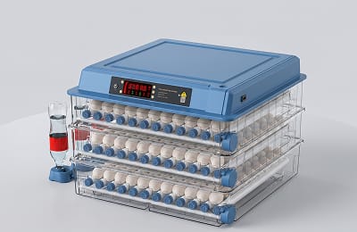 Smart Digital Egg Incubator 64-400 Eggs Capacity Automatic Temperature & Humidity Control 98% Hatching Rate Chicken Duck Quail