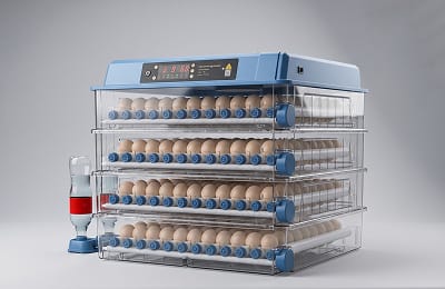 Smart Digital Egg Incubator 64-400 Eggs Capacity Automatic Temperature & Humidity Control 98% Hatching Rate Chicken Duck Quail