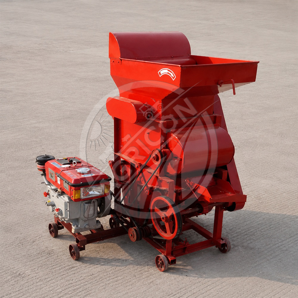 Electric Peanut Sheller Machine 3kw 4kw Copper Motor Double Roller 300-600kg/h 220v High Productivity For Peanut Farm Processing