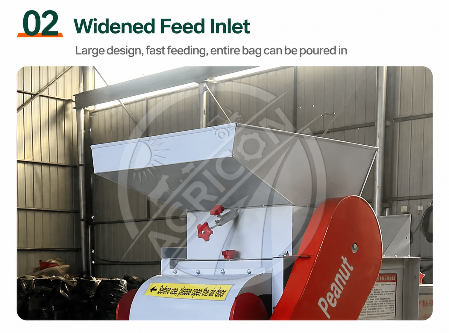Electric Peanut Sheller Machine 3kw 4kw Copper Motor Double Roller 300-600kg/h 220v High Productivity For Peanut Farm Processing