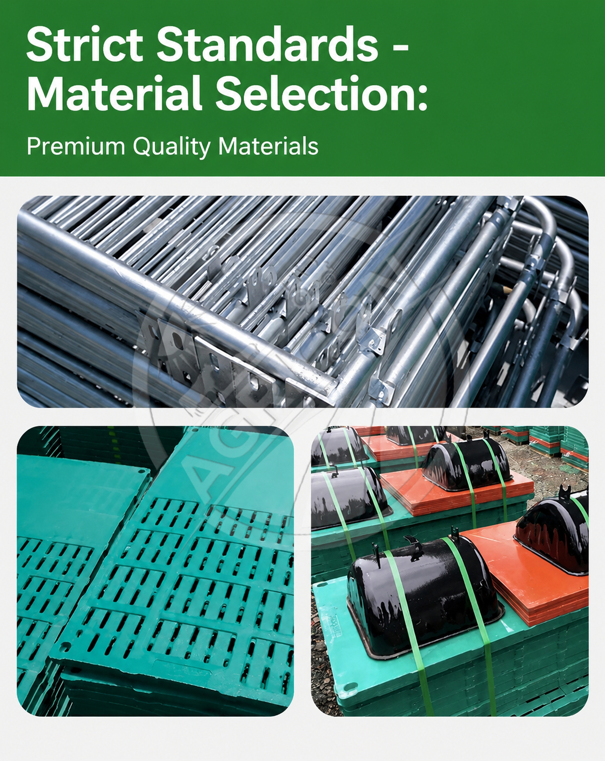 Farrowing Crate Hot Dip Galvanized Steel Sow Pig Gestation Birthing Farrowing Pen For Pig Farm Piglet Protection