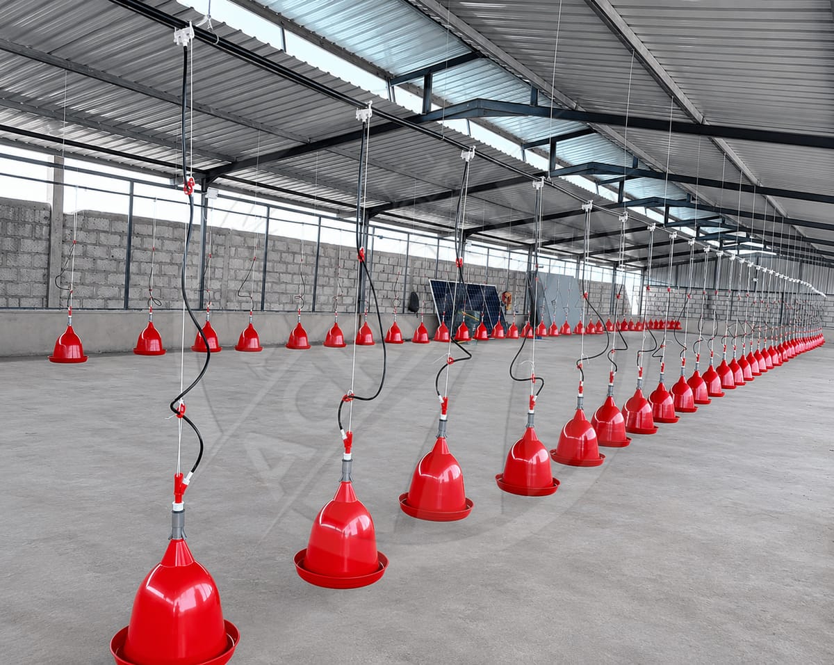 Plasson Bell Drinker Automatic Poultry Waterer For Chicken Broiler Layer Duck Goose Breeder Turkey Small Medium Large Hanging