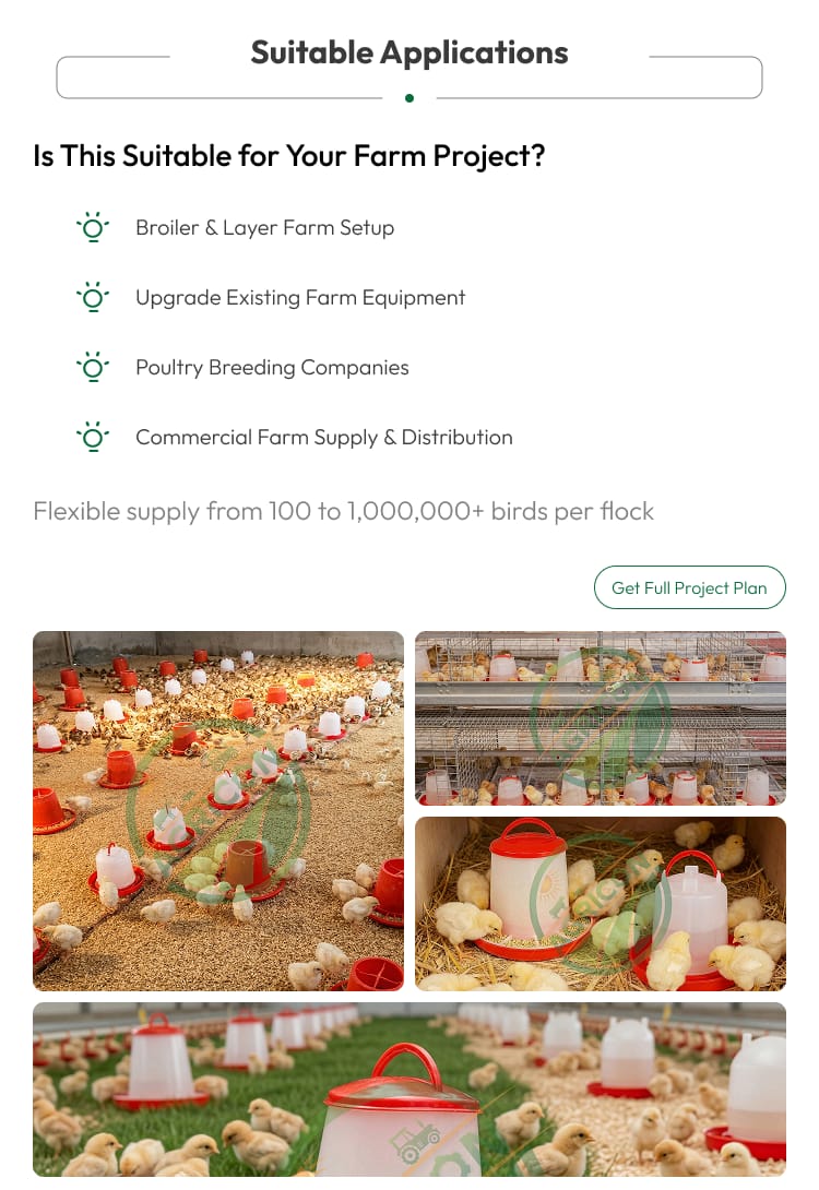 New Hot Selling Agricon Poultry Feeding Watering Bell Set 1.5-16l Pvc High Capacity Simple To Use Budget Friendly Farm