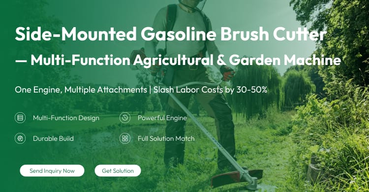 Hot Selling Agricon Stainless Steel Bush Cutter Gasoline Backpack 4 Stroke Engine Petrol Saving High Efficient Garden Tool