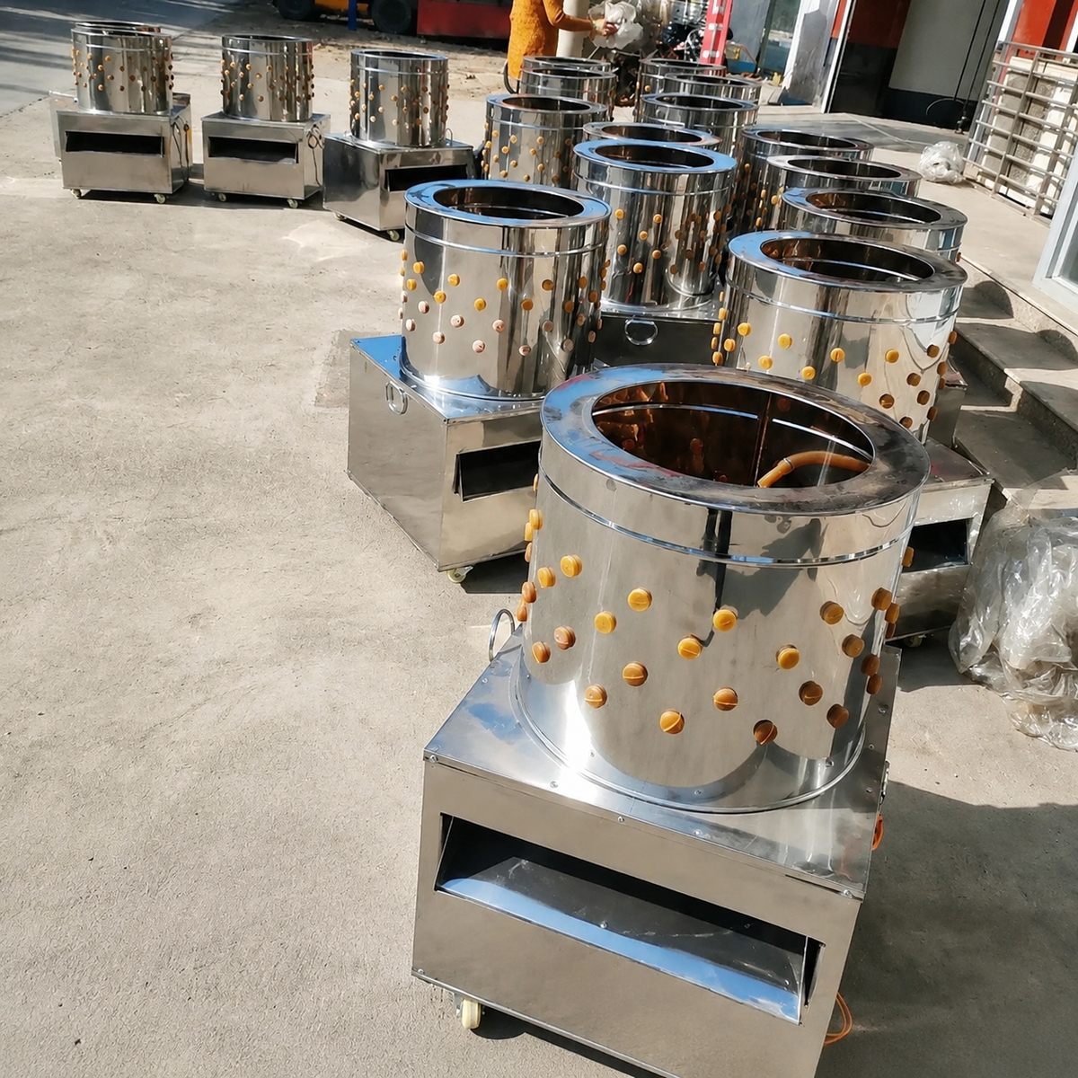 Wholesale Commercial Stainless Steel Chicken Plucker Machine 1-10 Birds Per Hour Automatic Feather Removal For Farm Processing